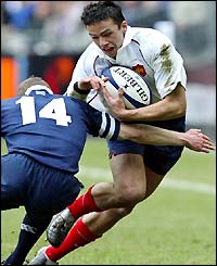 French fullback Clement Poitrenaud