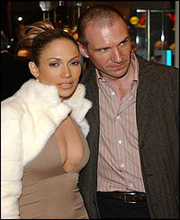 Jennifer Lopez and Ralph Fiennes