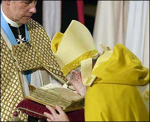 Dr Williams during the ceremony