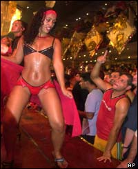 Red and Black ball in Rio de Janeiro