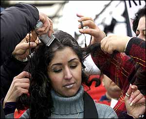 Protest ceremony in Stockholm