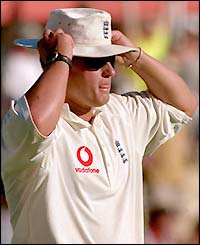 Gough enjoys an Ashes hat-trick