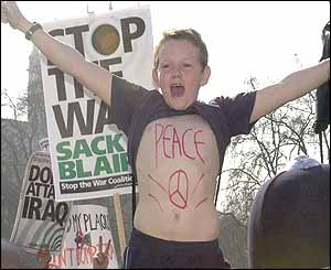 Young and old gathered for demonstrations