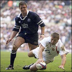 Ben Cohen scores England's second try