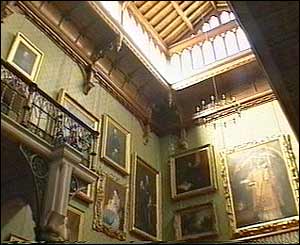 The hallway at Tyntesfield, near Bristol