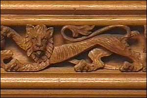 Carving at Tyntesfield, near Bristol