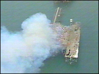 The pier from the air