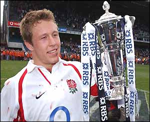 Jonny Wilkinson and the Six Nations trophy