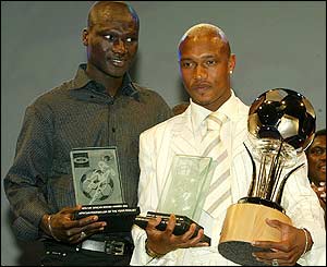 Pape Bouba Diop is second to his international team-mate El Hadji Diouf