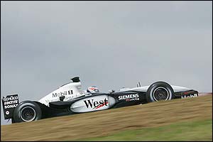 McLaren driver Kimi Raikkonen clocked a lap of 1:13.866