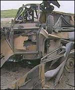 Aftermath of friendly fire incident in northern Iraq