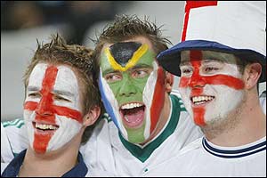 Fans enjoy the match in Durban