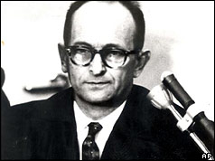 Adolf Eichmann in court (AP)