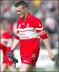 It was a disappointing day for Derry and Paddy Bradley