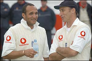 Mark Butcher and Nasser Hussain relish England's win