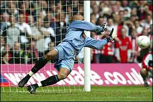 Matt Murray save keeps out Michael Brown's tame spot-kick