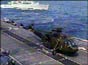 Sea King helicopter on HMS Hermes - April 1982