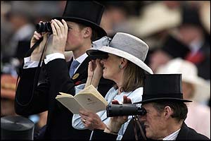 Racegoers at Royal Ascot