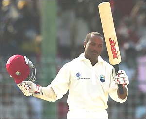 West Indies captain Brian Lara leads by example 