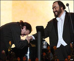Bono and Pavarotti