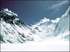 The Western Cwm in 2003, photo: Steve Bell