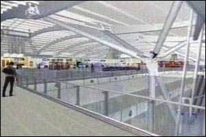 Graphics of what Terminal Five will look like