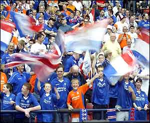 Rangers Fans at Hampden Park