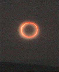 Stuart Baird captured this beautiful image of the annular eclipse in Stornoway, UK 
