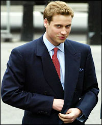 Prince William arrives at Westminster Abbey