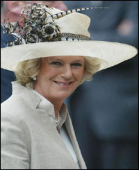 Camilla Parker Bowles was among 1,000 guests at the ceremony