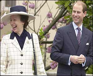 Princess Anne and Prince Edward