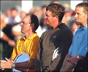 Thomas Levet, Steve Elkington and Stuart Appleby