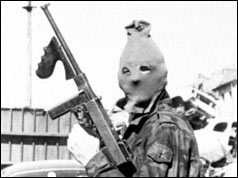 Masked IRA gunman - April 1972