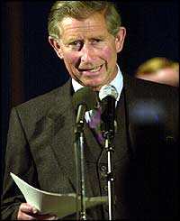 The Prince of Wales speaking at a Tourism Reception at The Queens Gallery in the Palace of Holyroodhouse, Edinburgh