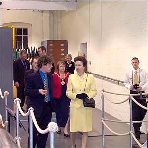 The Princess tours the exhibitions