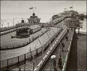 The West Pier in the late 1920s - photograph courtesy of Royal Pavilions, Libraries and Museums, Brighton and Hove