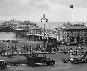 The West Pier in the late 1920s - photograph courtesy of Royal Pavilions, Libraries and Museums, Brighton and Hove