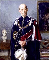 Dr John Moses, Dean of St. Paul's Cathedral by Jane Bond RP