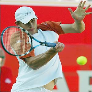 Andy Roddick takes a semi-final place