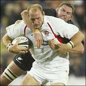 Dallaglio is all over the field for England