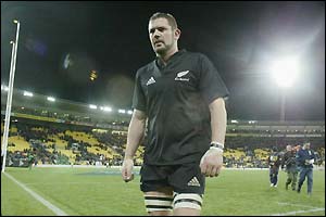 Kiwi captain Rueben Thorne is left dejected