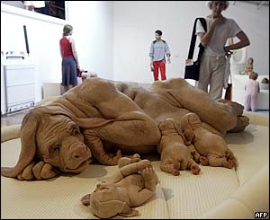 Patricia Piccinini's sculptures 