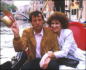 His relationship with wife Angie was stormy, but there were happy times too