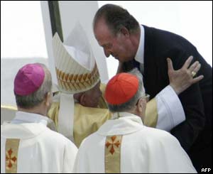 King Juan Carlos and the Pope