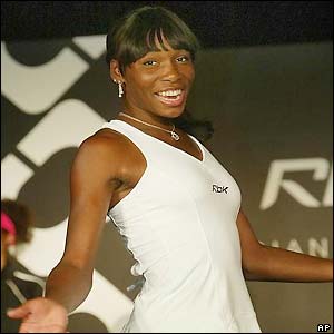 Venus shows off her catwalk turn