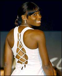 Venus displays the latticed back panel