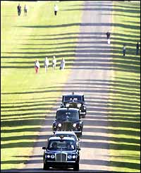 The Queen arrives back at Windsor Castle after enjoying five days of top-class racing in glorious conditions at Royal Ascot