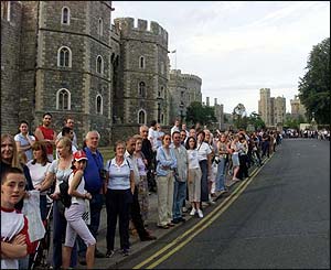 Crowds at Windsor