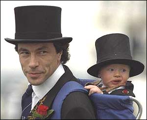 Some of the varied racegoers at Epsom