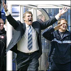 Trevor Brooking despairs as another chance goes begging